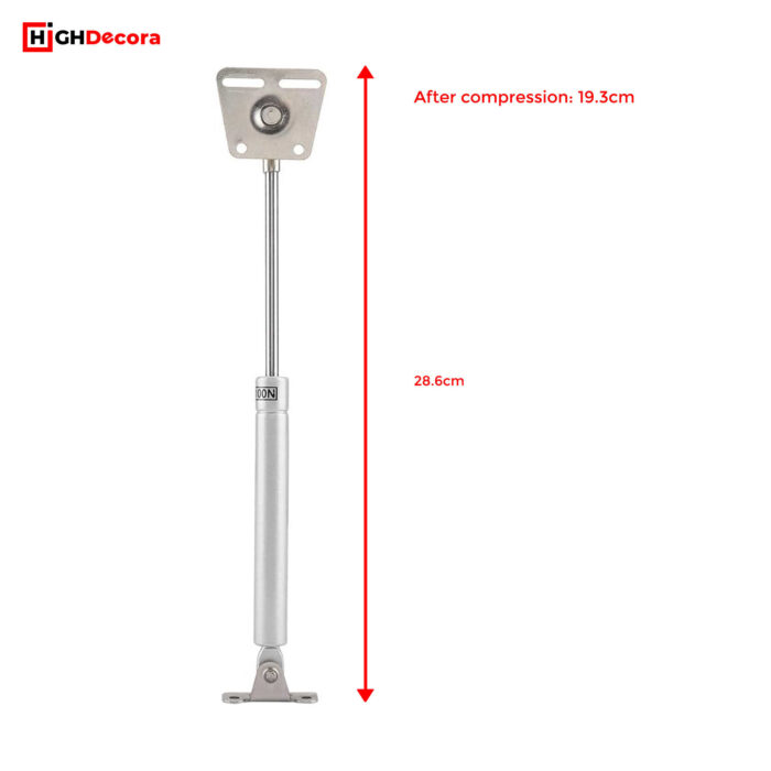 100 N Soft Close Gas Struts Support Holder - Measurement