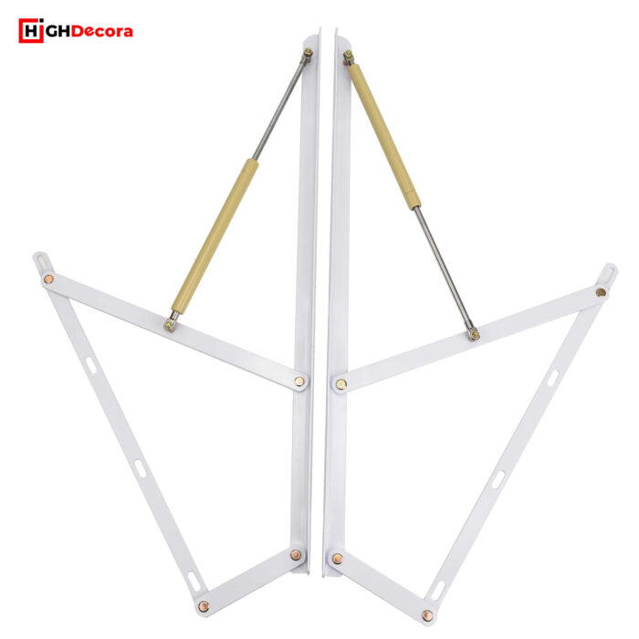 90 Kg White Pneumatic Storage Bed Lift Mechanism - Angle 2