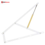 90 Kg White Pneumatic Storage Bed Lift Mechanism - Angle 4