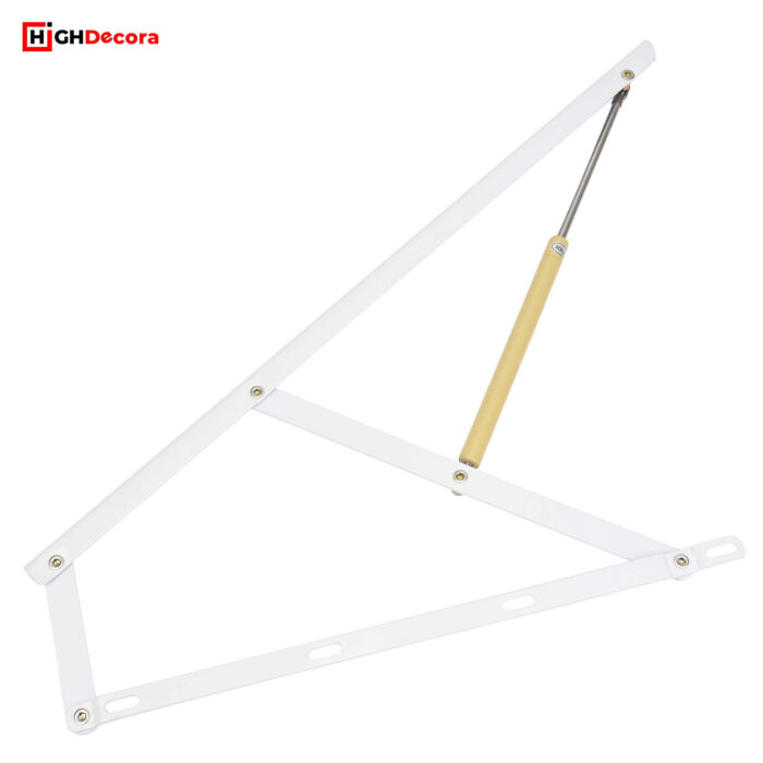 90 Kg White Pneumatic Storage Bed Lift Mechanism - Angle 4