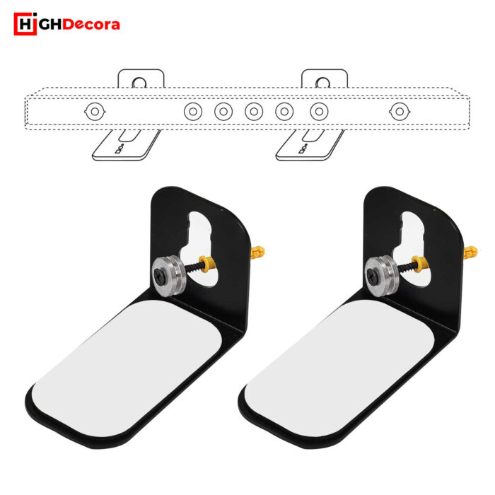 L-Shaped Wall Mount Soundbar Brackets - Design 2