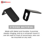 L-Shaped Wall Mount Soundbar Brackets - Material