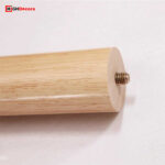 Solid Wood Tapered 300 mm Furniture Legs with Bolt - Close Up