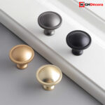 Highdecora Black Rim Domed Round Cabinet Knob - All