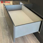 Grey Slim Soft-Close Full Extension Drawer Kit - Real